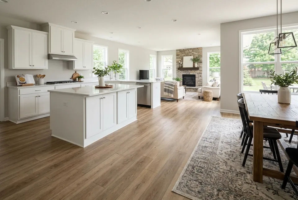 floor finder main floor kitchen living | Harmony Flooring